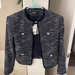 Express tweed blazer jacket NEW